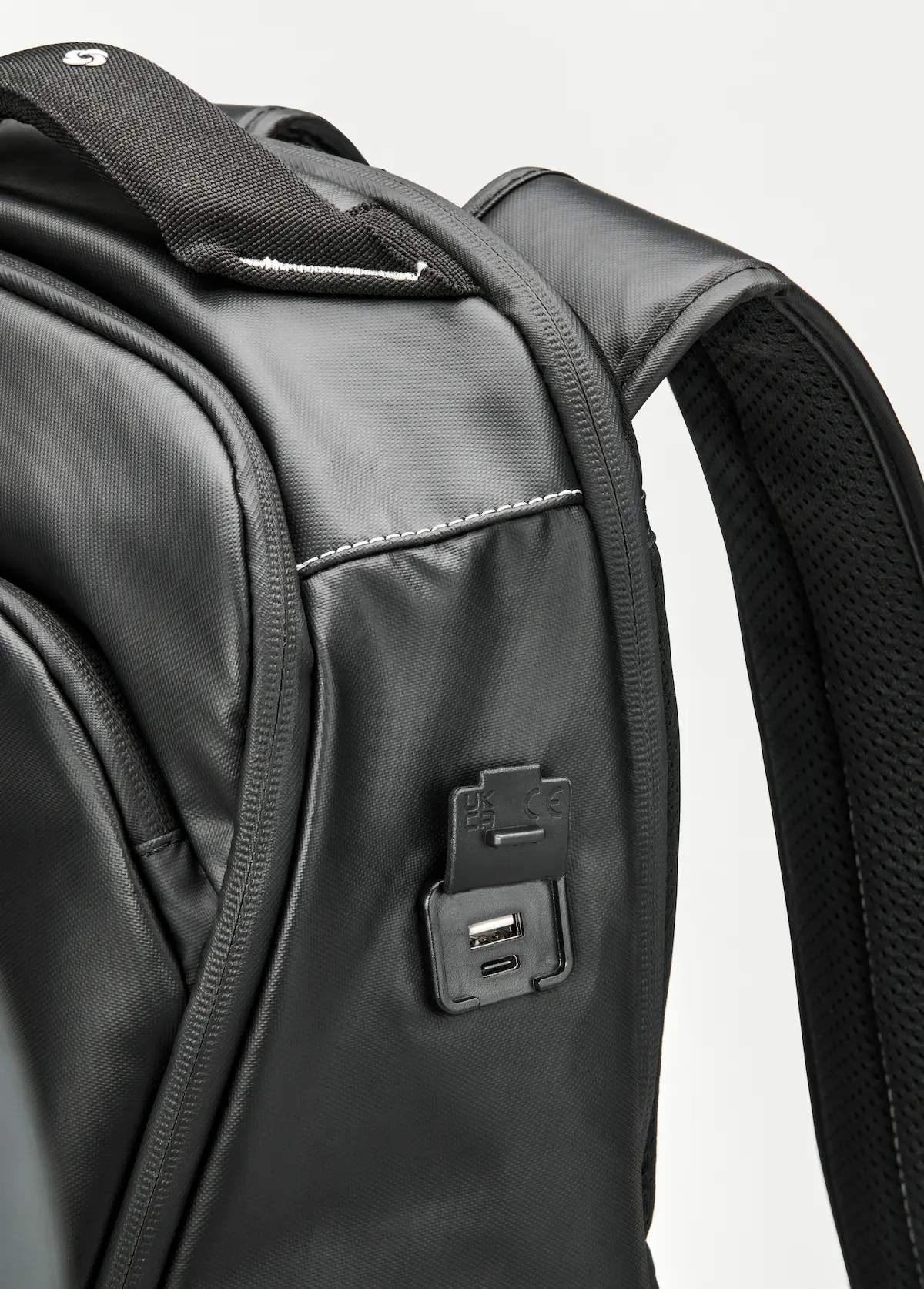 Rucksack, schwarz, Polyamid (recycelt) / Polyester, Samsonite, B67960127