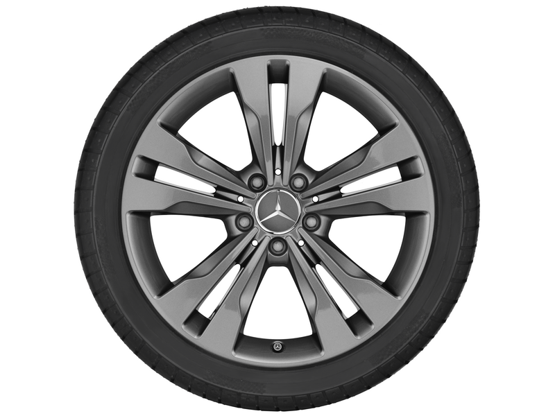 5-twin-spoke wheel, 45.7 cm (18-inch), CLA/ B-Class/ A-Class, 225/40 R18/, gray Himalaya, A24640104007756