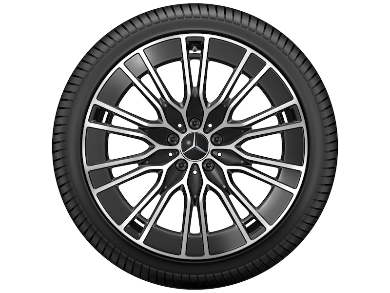 10-Doppelspeichen-Rad Schwarz Glanzgedreht, Continental, WinterContact TS 860 S MO, 275/35 R20 102V XL, Winter, Q440141113640