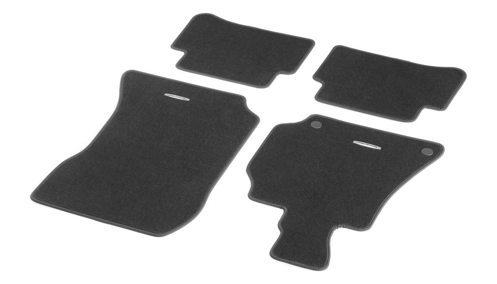 CLASSIC velour mats, set, 4-piece, S-Class, black, B66294232