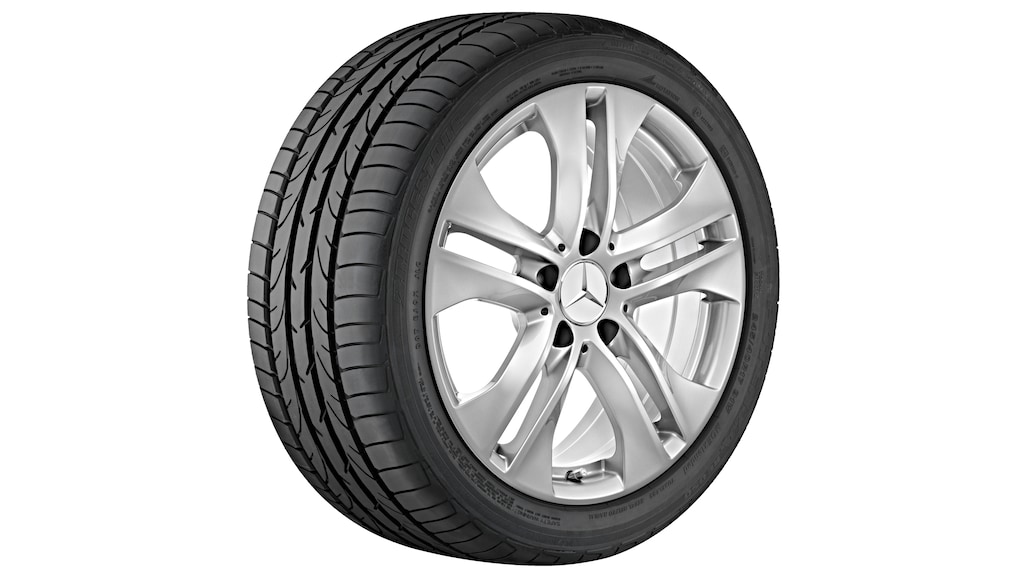 5-twin-spoke wheel titanium silver, Dunlop, SP Winter Sport 4D MO, 235/45 R17 94H, Winter, Q4401312132600J2021