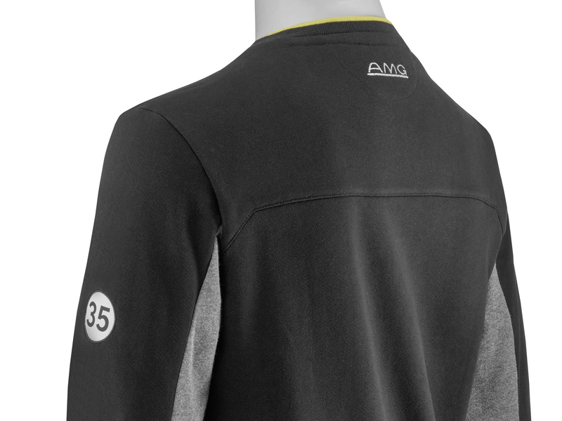 AMG Sweatshirt, , grau / melange / gelb..., B66959555