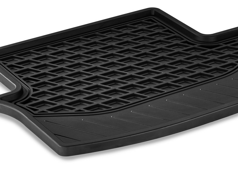 CLASSIC all-weather matten, achter, 2-delig, C-Klasse, zwart, A20568079089G33