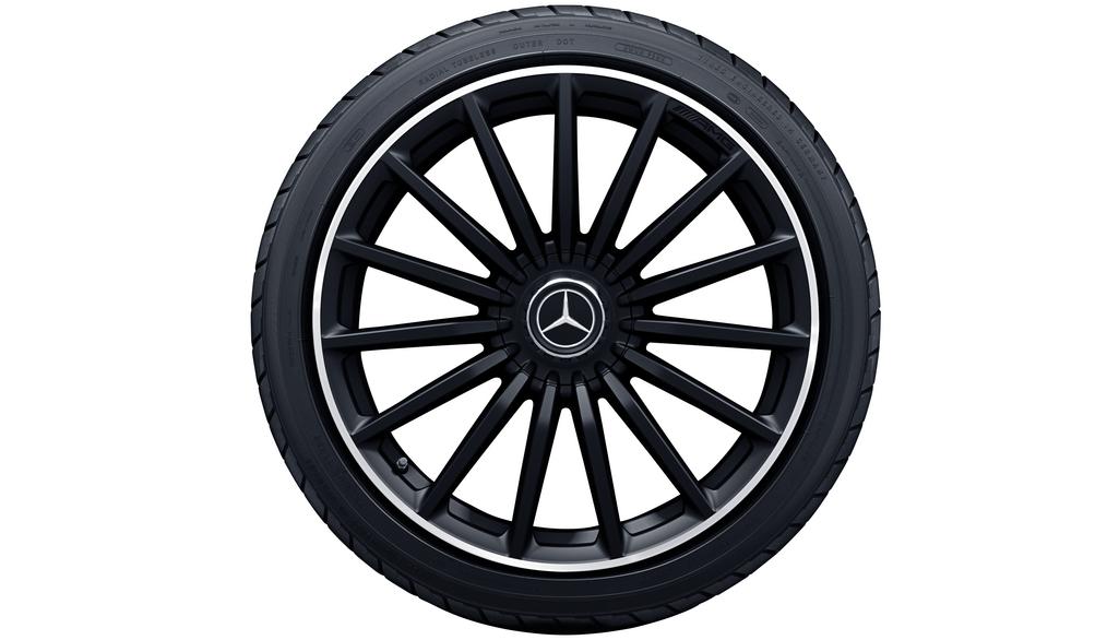 Cerchio multirazze AMG, 50,8 cm (20 pollici), flangia del cerchio ad alta lucentezza, AMG GT, 295/35 R20/, nero opaco, A29040107007X71 Cerchio multirazze AMG, 50,8 cm (20 pollici), flangia del cerchio ad alta lucentezza, AMG GT, 295/35 R20/, nero opaco, A29040107007X71