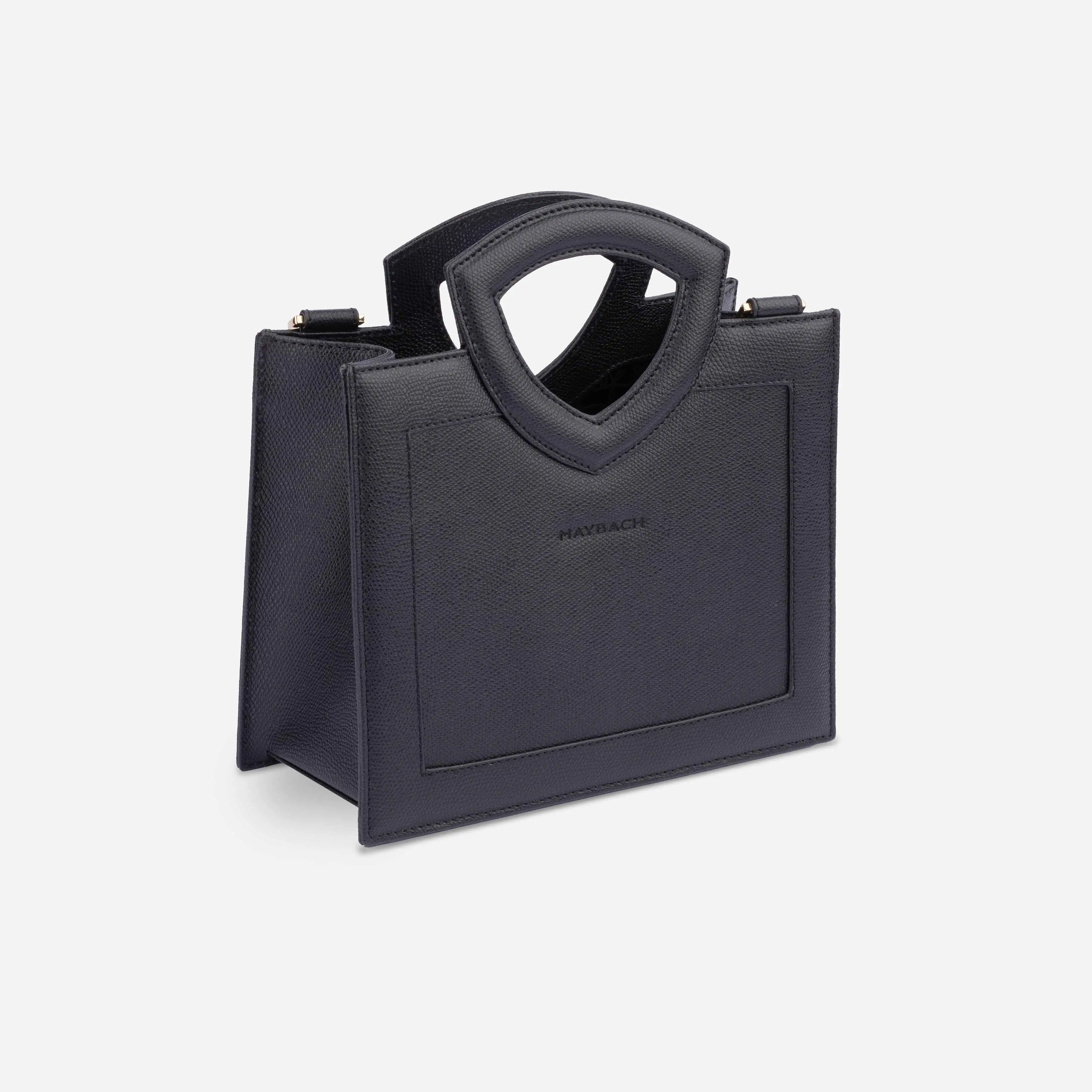 Handtasche Damen, Mercedes-Maybach, schwarz, Leder, B67960423 Handtasche Damen, Mercedes-Maybach, schwarz, Leder, B67960423