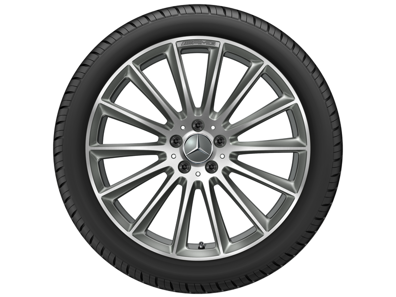 AMG multi-spoke wheel, 50.8 cm (20-inch), S-Class, 285/35 R20/, titanium gray, A22340116007X21