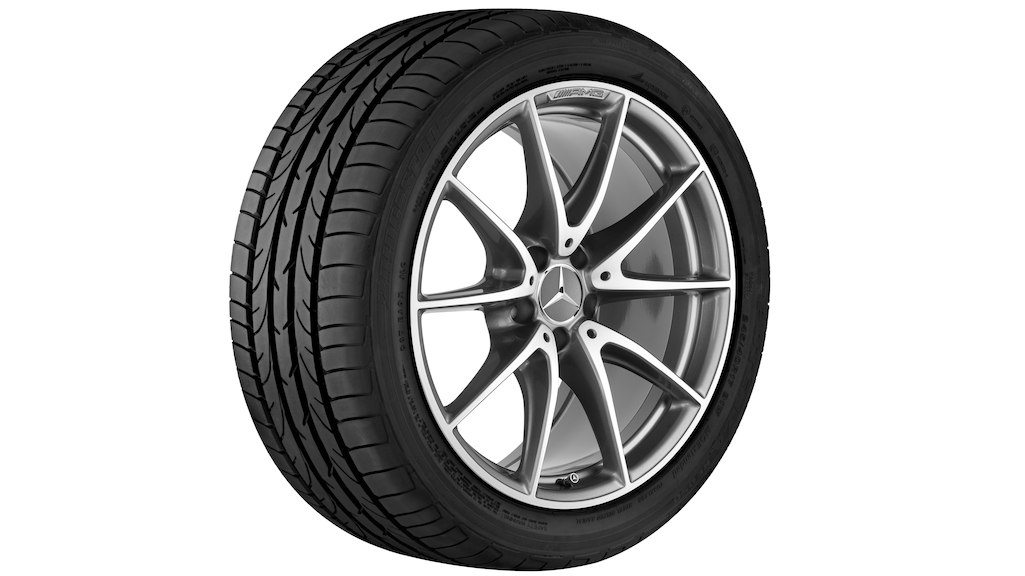 AMG 10-spoke wheel, titanium gray, Michelin, Pilot Alpin PA4 MO, 295/35 R19 104V XL, winter, Q4401415117600J2022