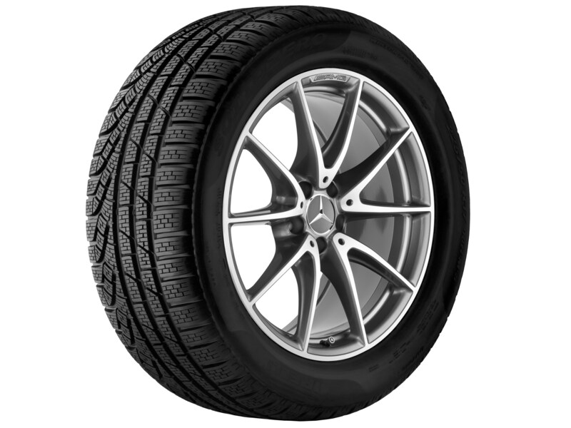 AMG 10-spoke wheel, titanium gray, Michelin, Pilot Alpin PA4 MO, 295/35 R19 104V XL, winter, Q4401415117600J2022