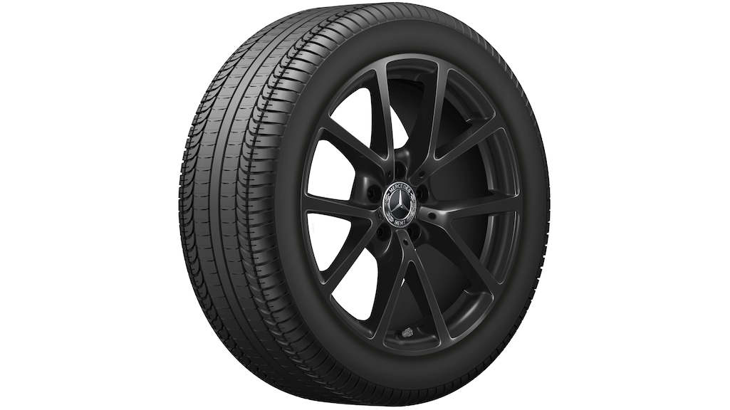 10-spaaks velg zwart, Goodyear, Eagle F1 Asymmetric 3 MO, 245/45 R18 100Y XL, zomer, Q440241410300