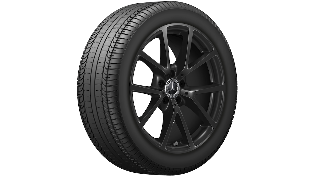 10-Speichen-Rad Schwarz