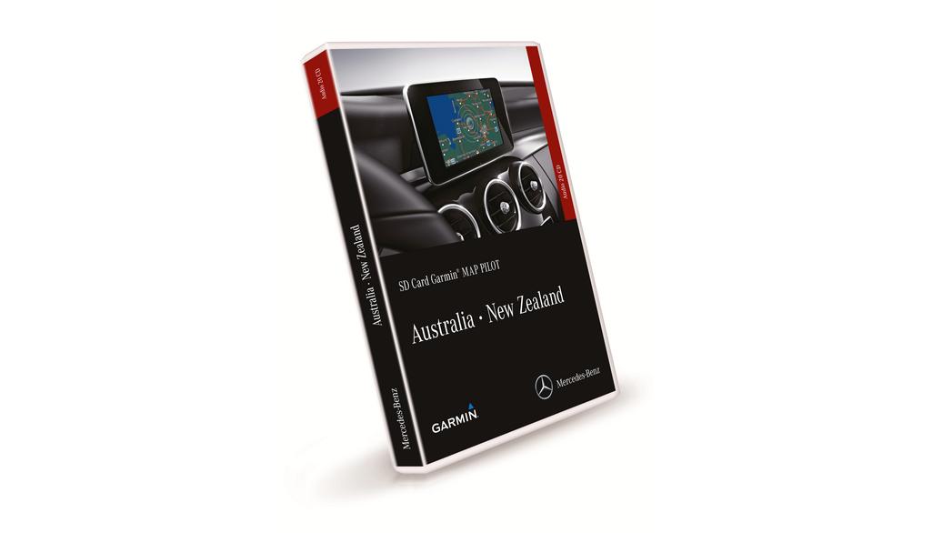 Garmin® MAP PILOT, modulo di navigazione scheda SD AUS/NZ, per retrofit codice 357 (EG9), con preinstallazione codice 522, (ad es. GLC/ CLA/ Classe B), A2189069403 Garmin® MAP PILOT, modulo di navigazione scheda SD AUS/NZ, per retrofit codice 357 (EG9), con preinstallazione codice 522, (ad es. GLC/ CLA/ Classe B), A2189069403
