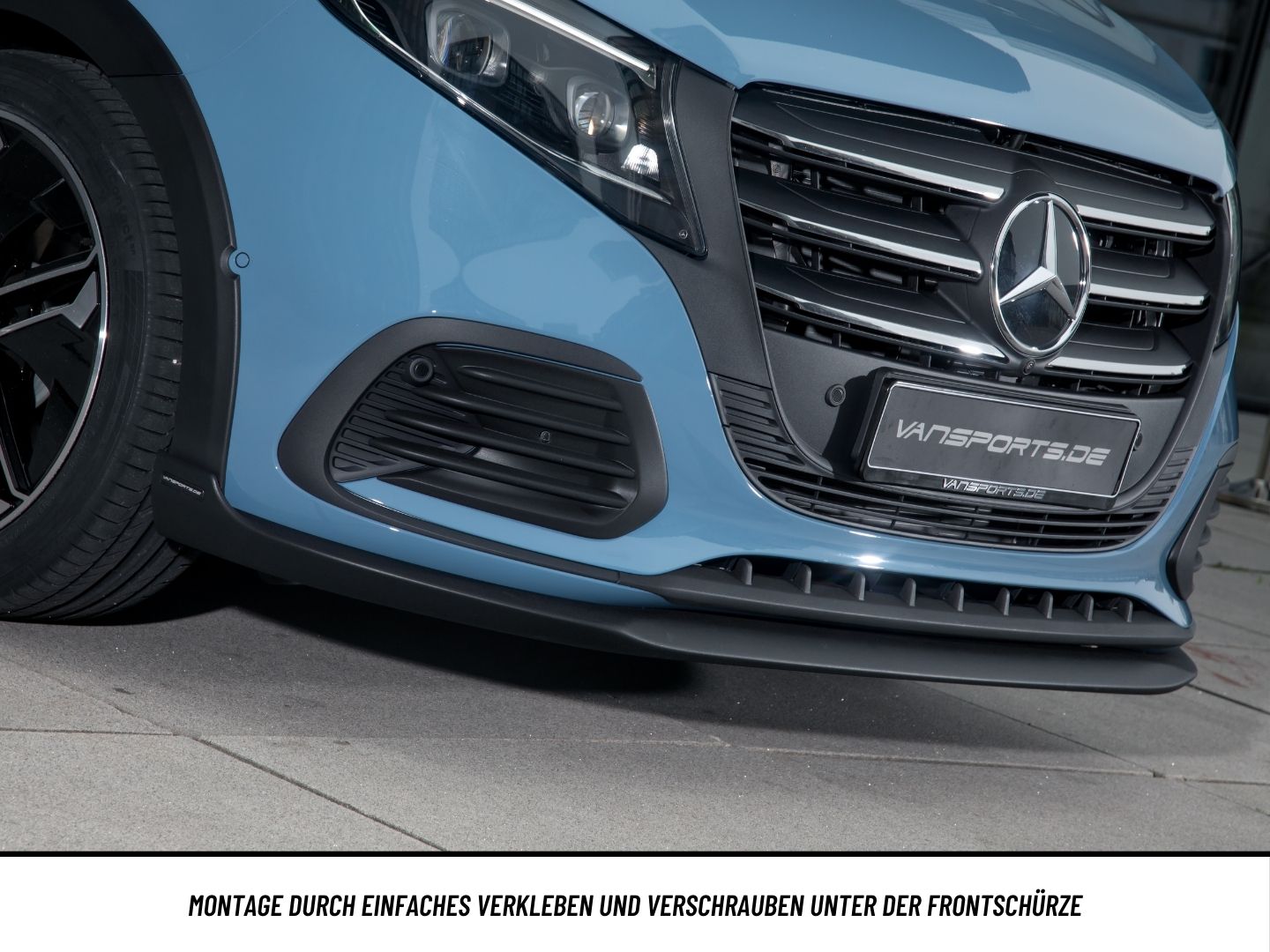 Frontspoilerlippe für Mercedes-Benz Vito/ V-Klasse 447 (ab Facelift 2024), VS-447885012D