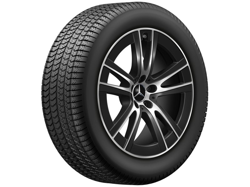 5-dubbelspaaks wiel, Aero, 48,3 cm (19 inch), hoogglans, GLC, 235/55 R19/, zwart, A25440157007X23