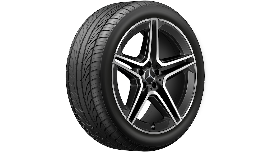 AMG 5-Doppelspeichen-Rad Schwarz Glanzgedreht AMG 5-Doppelspeichen-Rad Schwarz Glanzgedreht