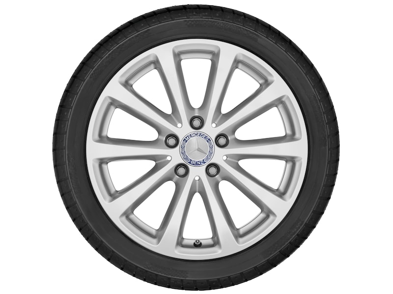 10-Speichen-Rad Vanadiumsilber, Continental, WinterContact TS 850 P MOE, 225/55 R17 97H, Winter, Q4405411100600J2022