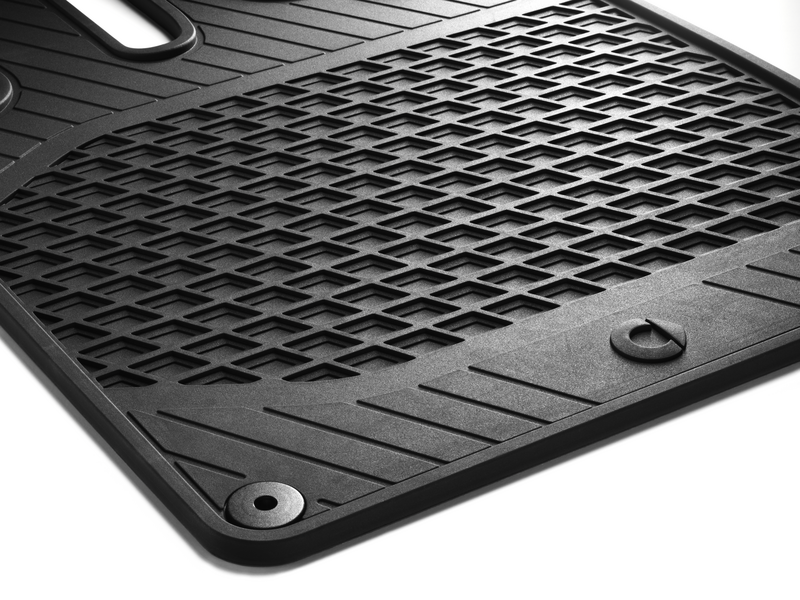 All-weather mats, set, 2-piece, smart, black, A45168013009G33