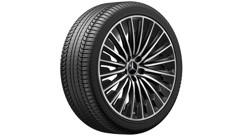 AMG multi-spoke wheel, black gloss turned, Continental, WinterContact TS 860 S MO, 245/40 R20 99V XL, Winter, Q440141113650