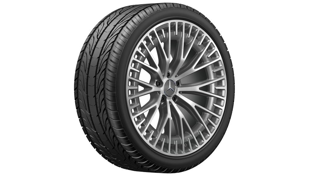 AMG-dubbelspaaksvelg, 53,3 cm (21 inch), gelakt, EQS, 275/40 R21/, tantaalgrijs, A29740129007Y51