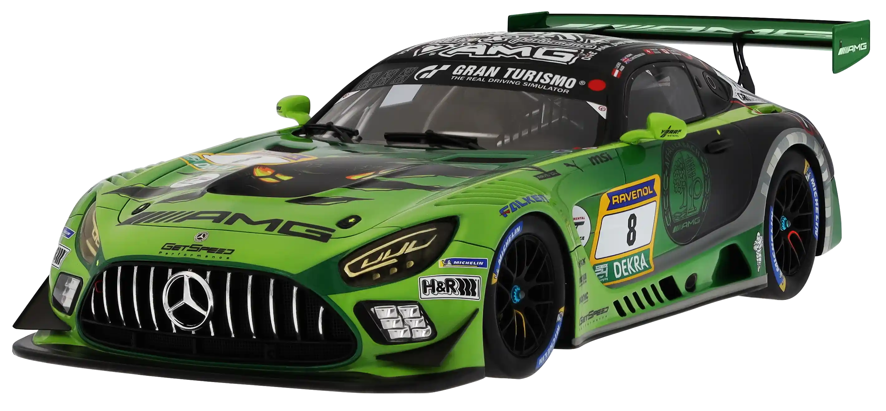 Model car: Mercedes-AMG GT3, 50 years of AMG, designo selenite gray magno, B66960556 Model car: Mercedes-AMG GT3, 50 years of AMG, designo selenite gray magno, B66960556
