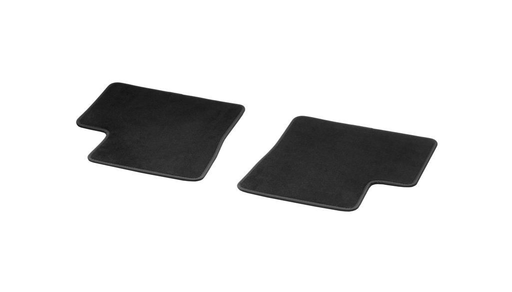 Veloursmatten, achter, 2-delig, smart, zwart, A45368059059J74 Veloursmatten, achter, 2-delig, smart, zwart, A45368059059J74