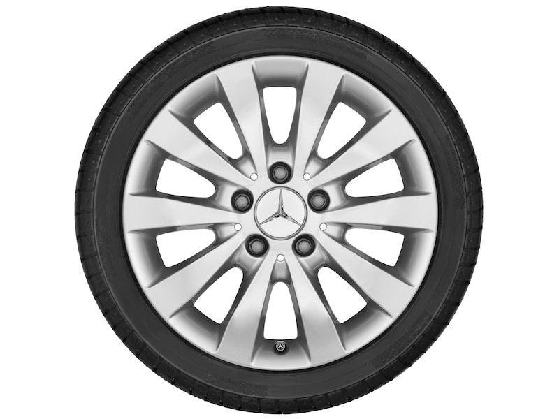10-spoke wheel, vanadium silver, Continental, VanContact Winter, 205/65 R16 107/105(103)T C, Winter, Q44019111075A