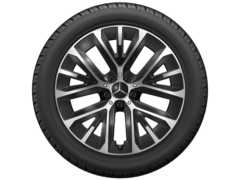 5-Y-spoke wheel, black polished, Pirelli, W SottoZero 3 MO, 255/45 R19 104V XL, winter, Q440141716000