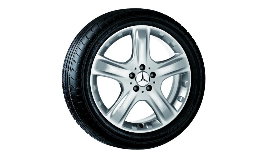 5-spaaks velg, 48,3 cm (19 inch), M-GLE-Klasse, 255/50 R19/, titaanzilver, B66474204 5-spaaks velg, 48,3 cm (19 inch), M-GLE-Klasse, 255/50 R19/, titaanzilver, B66474204