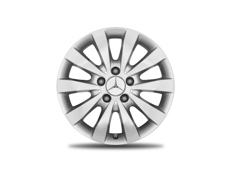 10-spoke wheel, vanadium silver, Continental, VanContact Winter, 205/65 R16 107/105(103)T C, Winter, Q44019111075A