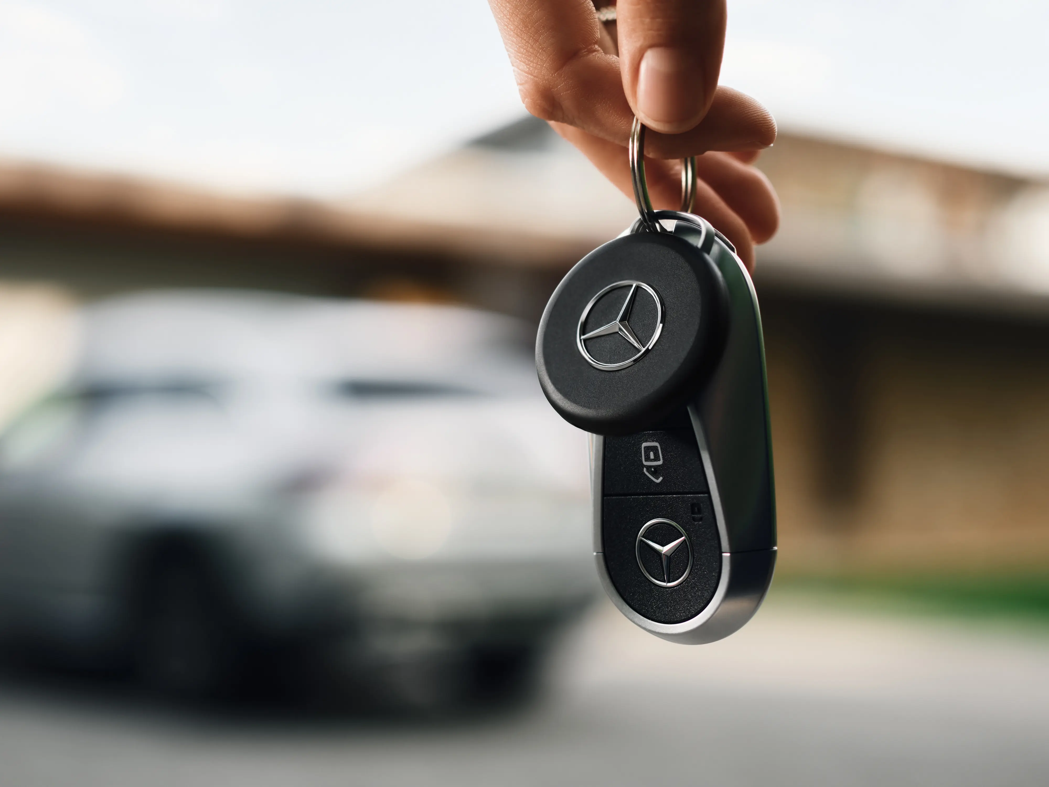 Mercedes-Benz, Chipolo loop tracking tag, schwarz/silberfarben, B67960060