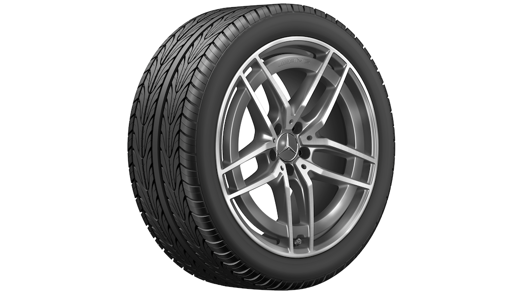 AMG 5-Doppelspeichen-Rad Tantalgrau Glanzgedreht AMG 5-Doppelspeichen-Rad Tantalgrau Glanzgedreht