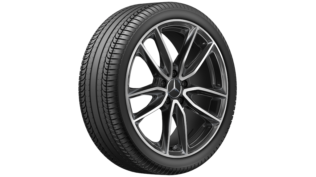 AMG 5-Doppelspeichen-Rad Schwarz Glanzgedreht AMG 5-Doppelspeichen-Rad Schwarz Glanzgedreht