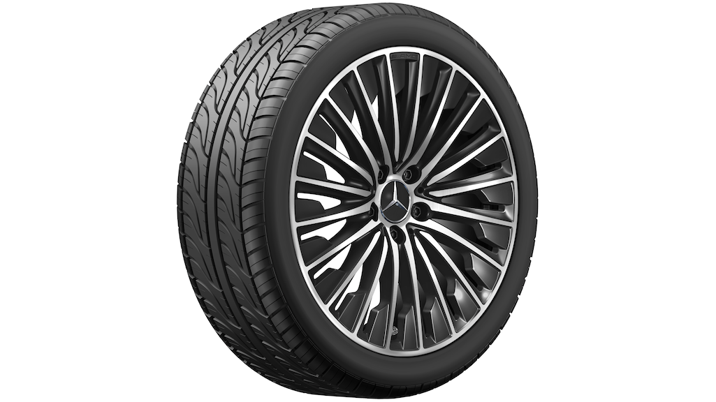 Cerchio multirazze AMG, 48,3 cm (19 pollici), lucido, CLE, 245/40 R19/, nero, A23640121007X23 Cerchio multirazze AMG, 48,3 cm (19 pollici), lucido, CLE, 245/40 R19/, nero, A23640121007X23