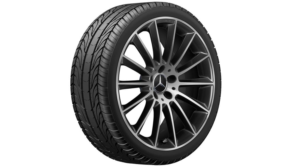 Cerchio multirazze AMG, 48,3 cm (19 pollici), lucido, Classe A, 235/35 R19/, nero, A17740119007X23 Cerchio multirazze AMG, 48,3 cm (19 pollici), lucido, Classe A, 235/35 R19/, nero, A17740119007X23