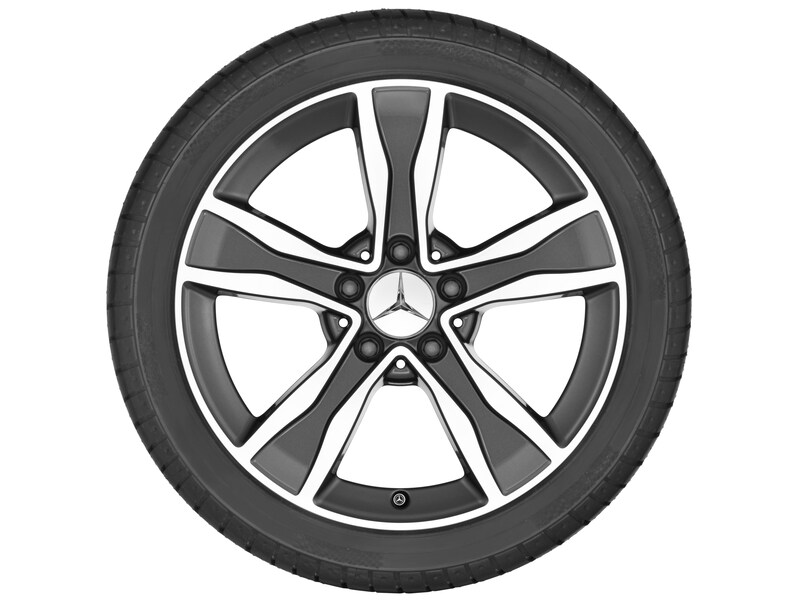5-spoke wheel Tremolit-metallic polished, Continental, WinterContact TS 850 P MO, 225/50 R17 94H, Winter, Q4401411121900J2020
