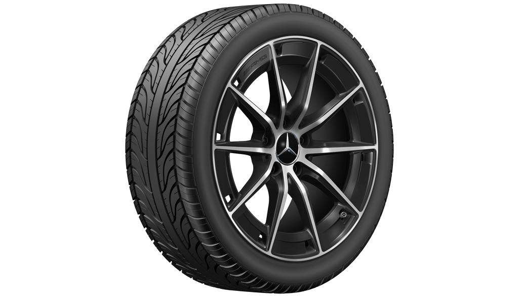 AMG 10-spaaks velg, 45,7 cm (18 inch), gelakt, CLA, 235/40 R18/, zwart, A11840105007X23