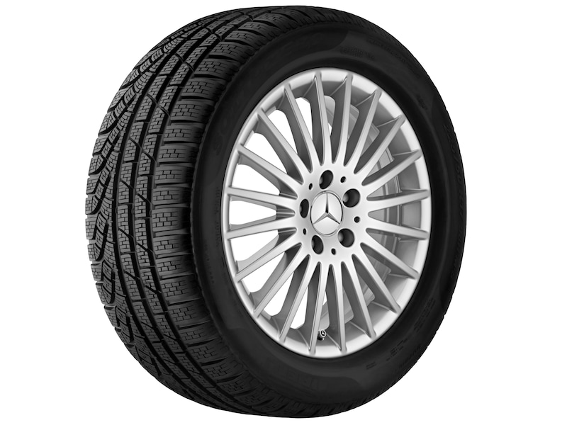 Multi-spoke wheel, vanadium silver, Goodyear, UltraGrip Performance+ MO-V, 245/55 R17 106H XL, winter, Q440191410100