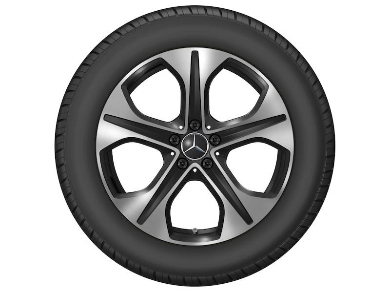5-Loch-Rad, 48,3 cm (19 Zoll), Aero, 235/60 R19/, schwarz, A44940160007X23 5-Loch-Rad, 48,3 cm (19 Zoll), Aero, 235/60 R19/, schwarz, A44940160007X23