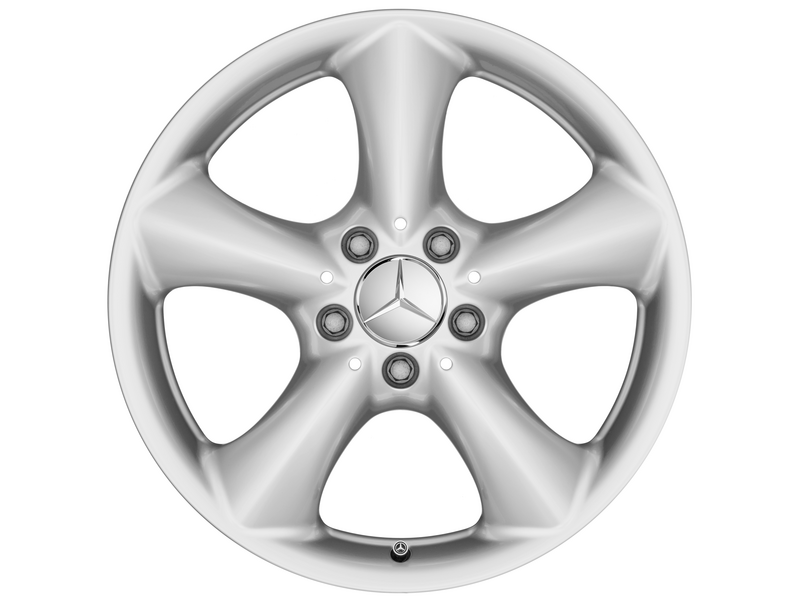 5-Speichen-Rad Sterlingsilber, Continental, ContiSportContact 5 MO, 225/45 R17 91W, Sommer, Q44023111290A