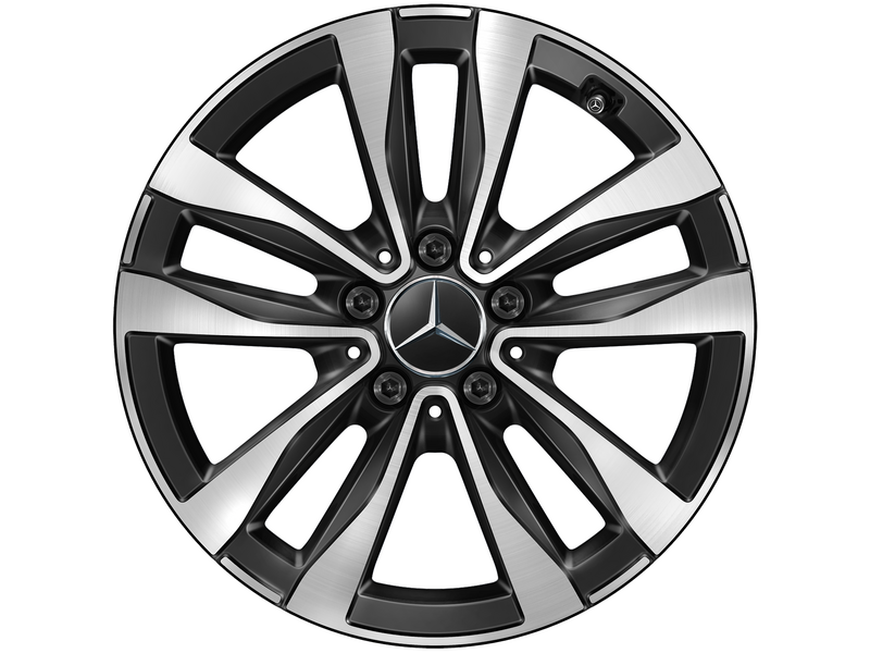 5-twin-spoke wheel, gloss black, Goodyear, UltraGrip Performance G1 MO, 225/50 R17 98H XL, winter, Q440141410630
