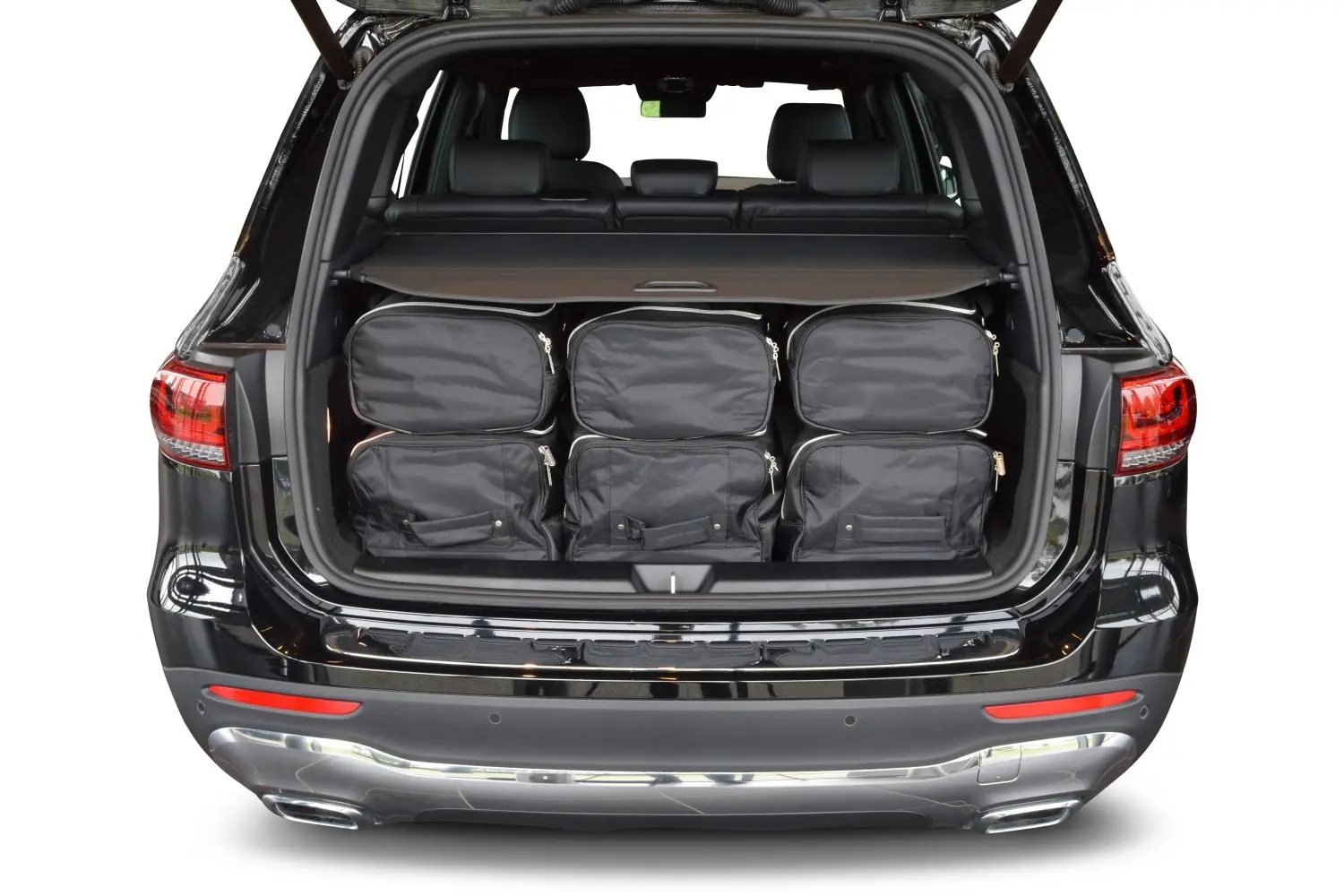 Travel bag set suitable for Mercedes-Benz GLB (X247) 2019-today, A-Class, black, CB-M24801S