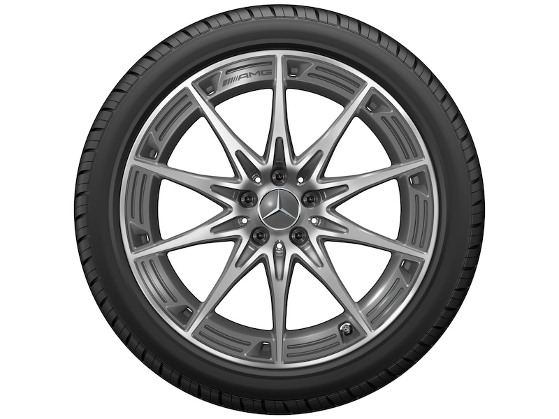 AMG 10-Speichen-Rad, glanzgedreht, AMG GT, 295/35 R20/, tantalgrau, A19240109007Y51