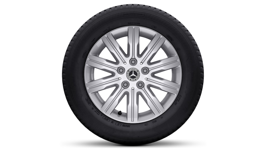 10-spaaks velg, vanadiumzilver, Continental, EcoContact 6, 205/60 R16 96H XL, zomer, Q4402811101900J2022