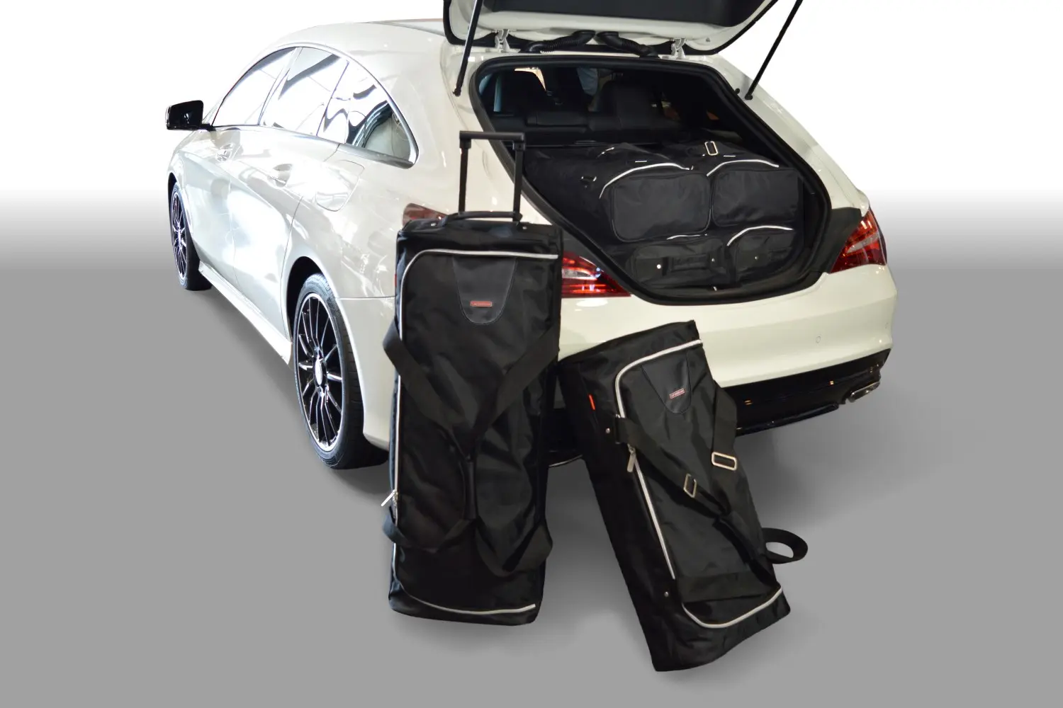 Reisetaschenset passend für Mercedes-Benz CLA Shooting Brake (X117) 2015-2019 Kombi - Schwarz, CB-M22201S