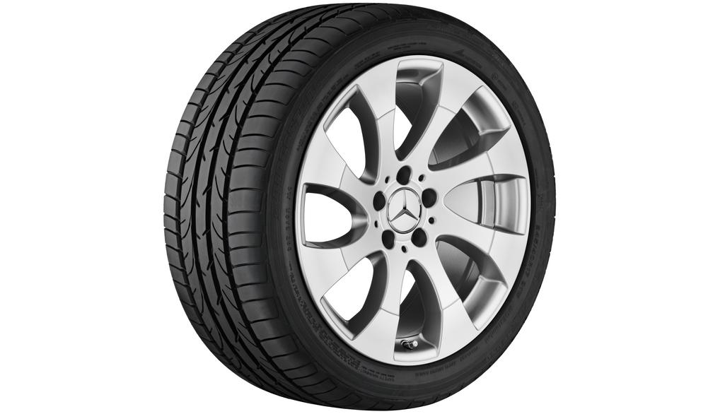 8-Speichen-Rad, 45,7 cm (18 Zoll), CLS, 245/40 R18/, titansilber, B66474562 8-Speichen-Rad, 45,7 cm (18 Zoll), CLS, 245/40 R18/, titansilber, B66474562