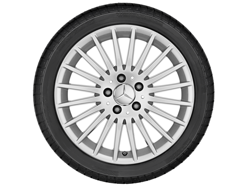 Multi-spoke wheel, vanadium silver, Continental, PremiumContact 6 MO-V, 235/55 R17 103W XL, summer, Q440291110490