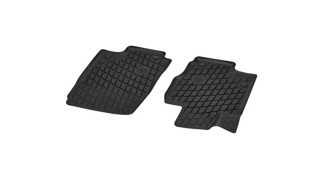 Dynamic Squares all-weather mats, driver/passenger mat, 2-piece, GLS/ GLE, black, A16768063069G33