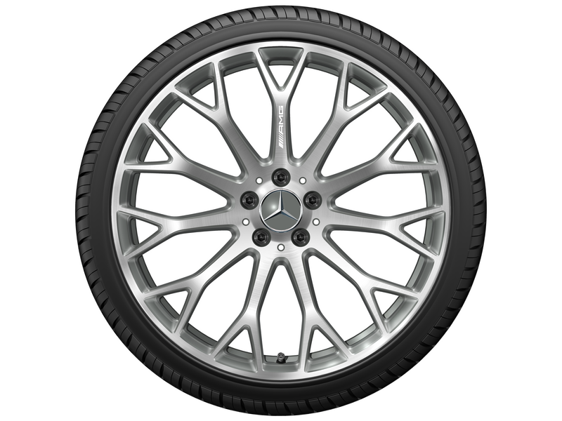 AMG cross-spoke wheel, 53.3 cm (21-inch), high-sheen, SL, 275/35 R21/, titanium gray, A23240127007X21