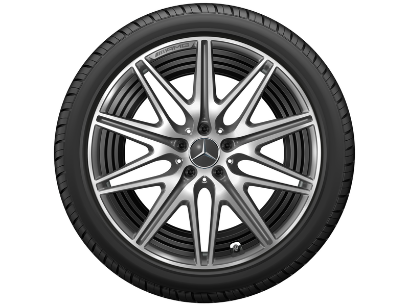 AMG 10-spoke wheel, 50.8 cm (20-inch), high-sheen, AMG GT, 305/35 R20/, tantalum gray, A1924001100