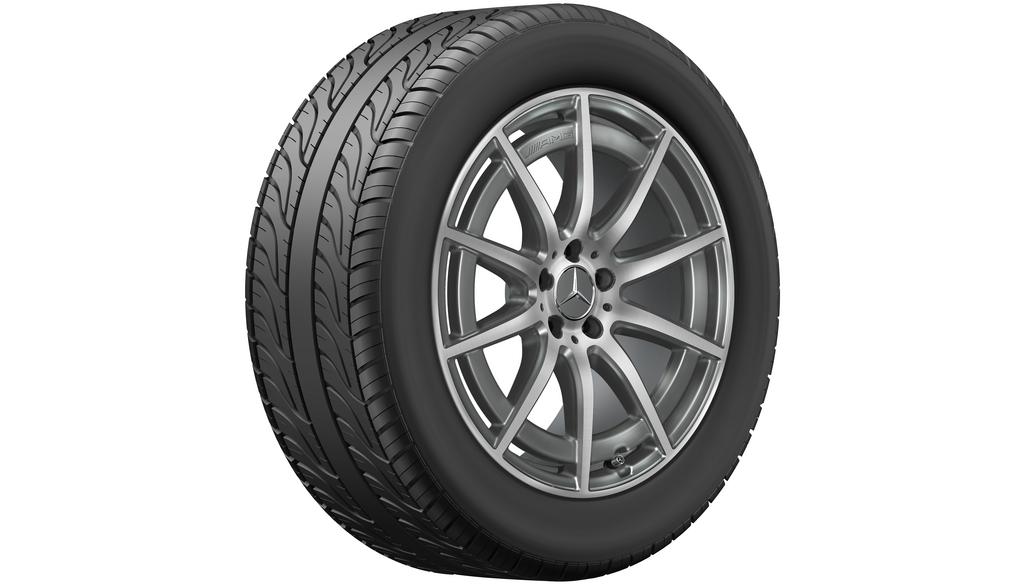 AMG 10-spoke wheel, tantalum gray, Michelin, Pilot Alpin PA5 SUV MO1, 275/50 R20 113V XL, winter, Q440301510660