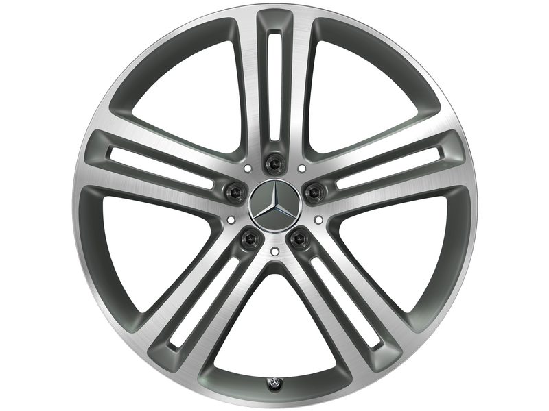5-twin-spoke wheel gray Himalaya matt gloss turned, Michelin, Pilot Alpin 5 MO, 275/50 R20 113V XL, winter, Q440301510630